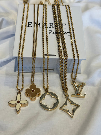 AUTHENTIC LV LARGE NECKLACES